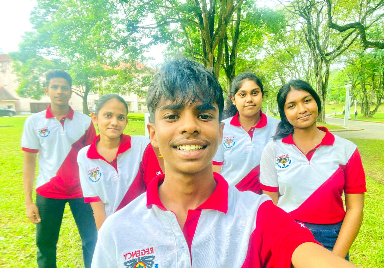 Regency College students in their school uniform